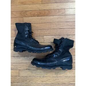 US Military Black Combat Boots Leather Tactical Men’s 10.5R